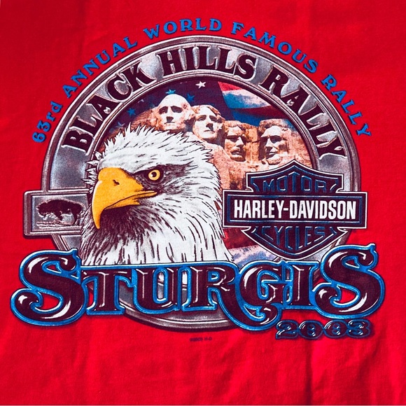 Harley Davidson mens cotton tee shirt, size Medium - Picture 4 of 5